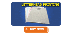 Offset printed letterhead